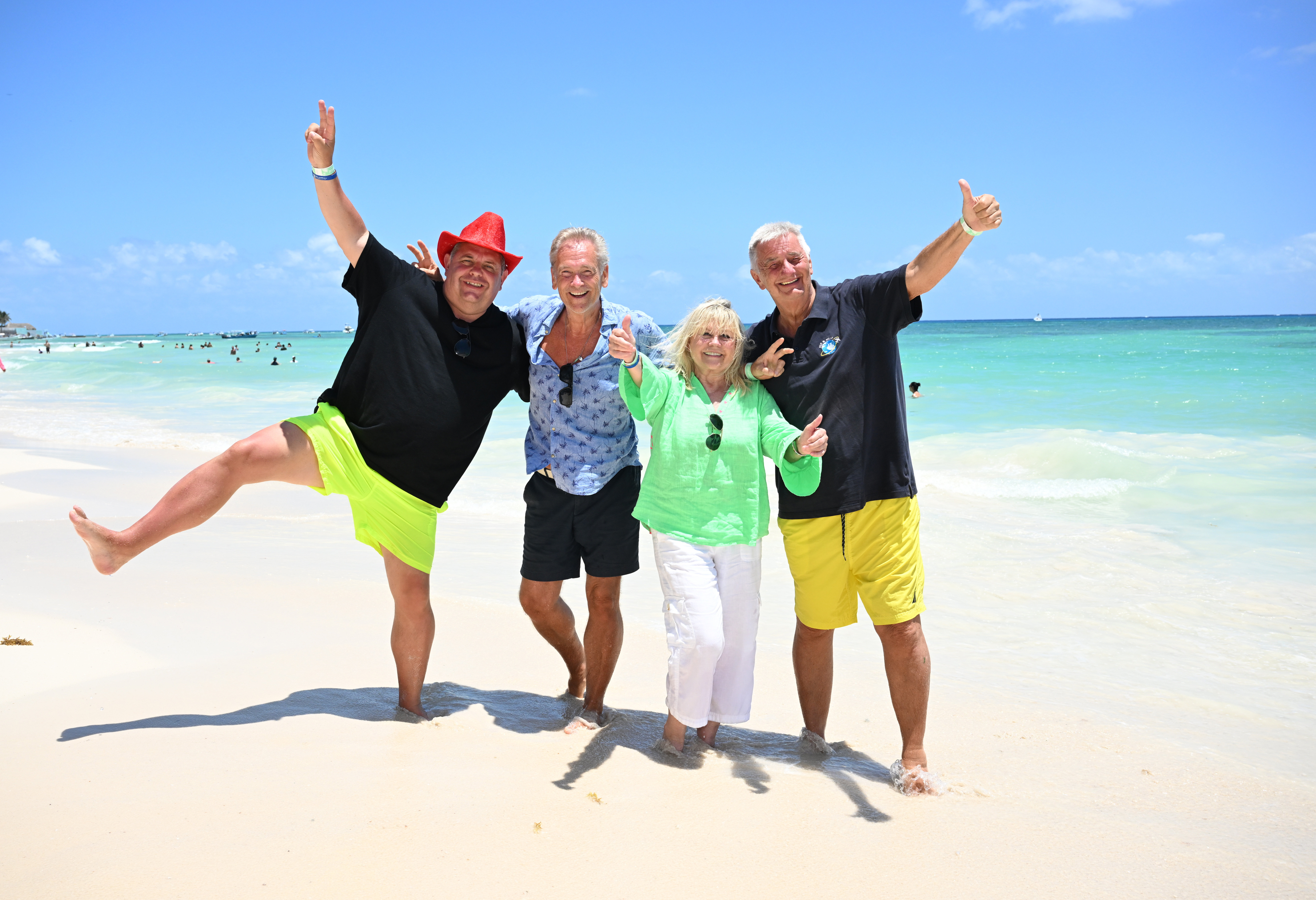 Strand Markus Becker, Olaf Berger, Gaby Baginsky und Reiner Meutsch (c) ABR-Pictures-W.Breiteneicher