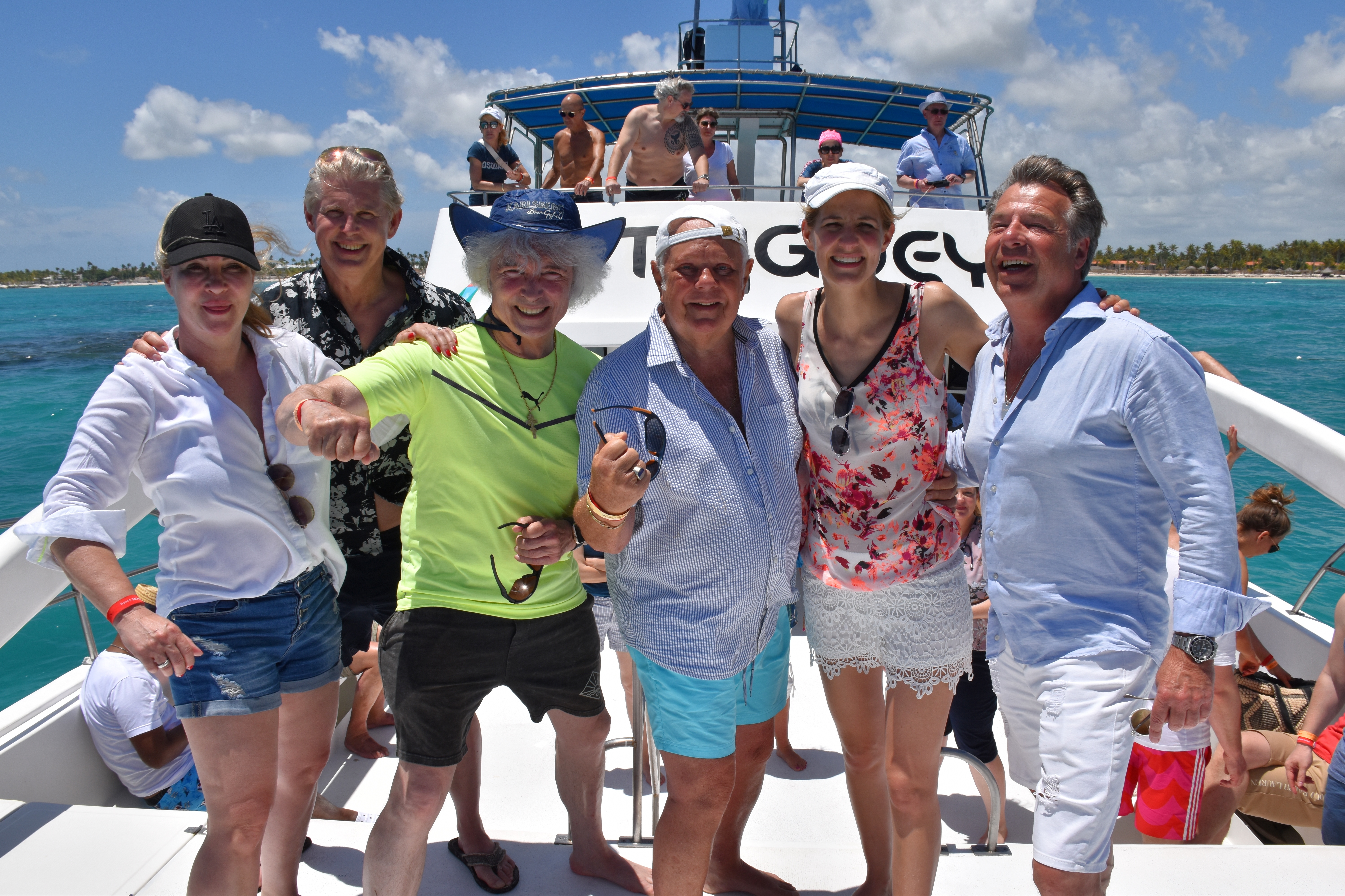 Yvonne, Markus, Peter Orloff, Graham Bonney, Jessina Kunkel und Patrick Lindner